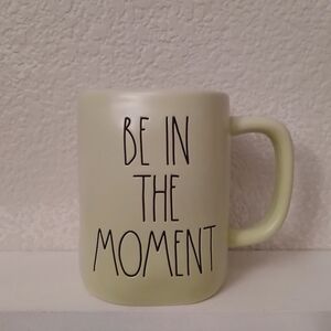 Rae Dunn Be in the Moment Light Green Mug By Rae Dunn
